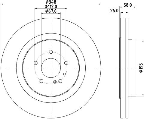 Pagid 54980 - Спирачен диск vvparts.bg