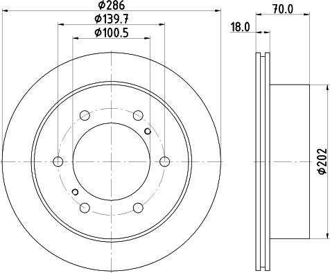 Pagid 54983 - Спирачен диск vvparts.bg