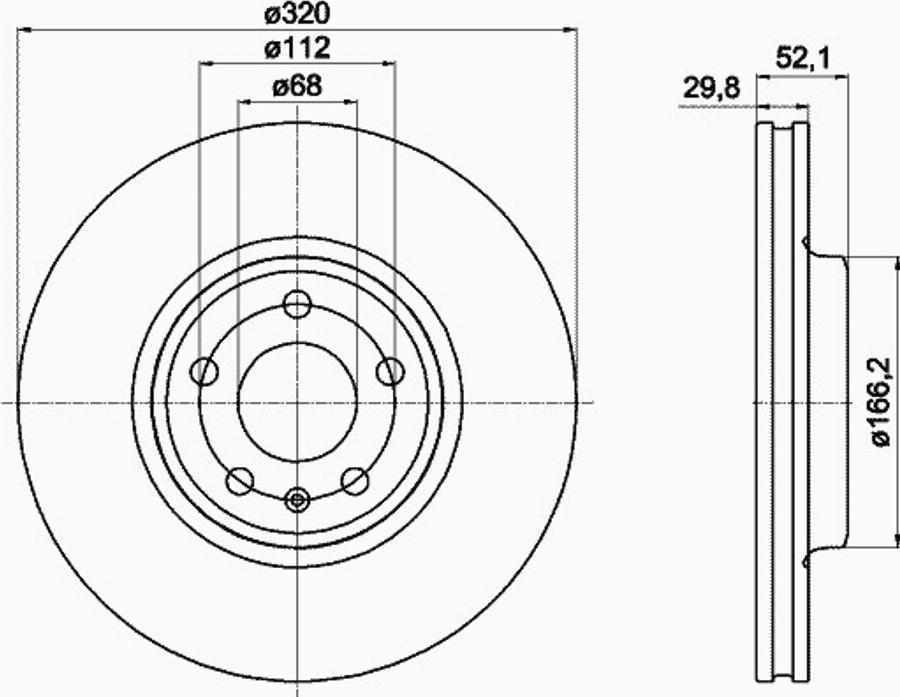 Pagid 54600PRO - Спирачен диск vvparts.bg