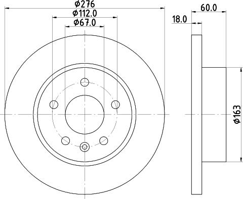 Pagid 54292 - Спирачен диск vvparts.bg