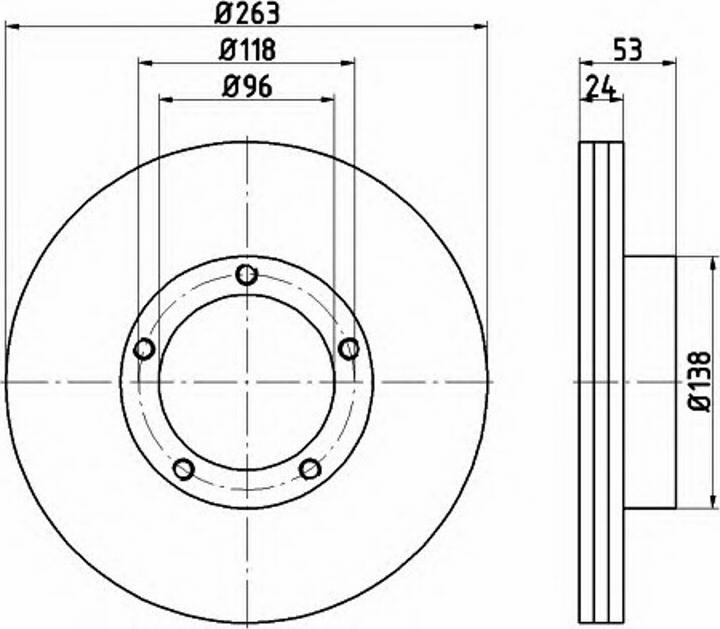 Pagid 54746PRO - Спирачен диск vvparts.bg