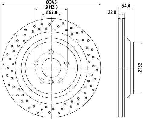 Pagid 55837 - Спирачен диск vvparts.bg