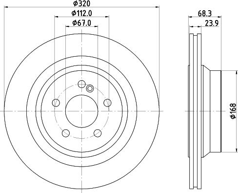 Pagid 55337 - Спирачен диск vvparts.bg