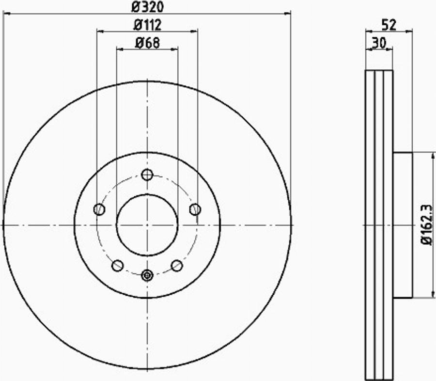 Pagid 55293PRO - Спирачен диск vvparts.bg