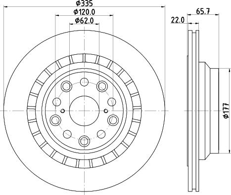 Pagid 55245 - Спирачен диск vvparts.bg