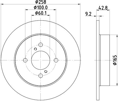 Pagid 55279 - Спирачен диск vvparts.bg