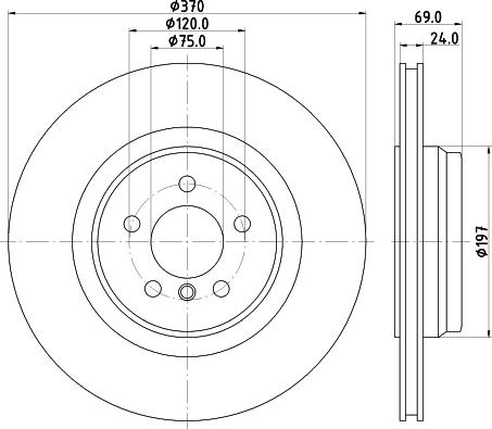 Pagid 55700 - Спирачен диск vvparts.bg