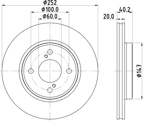 Pagid 56037 - Спирачен диск vvparts.bg