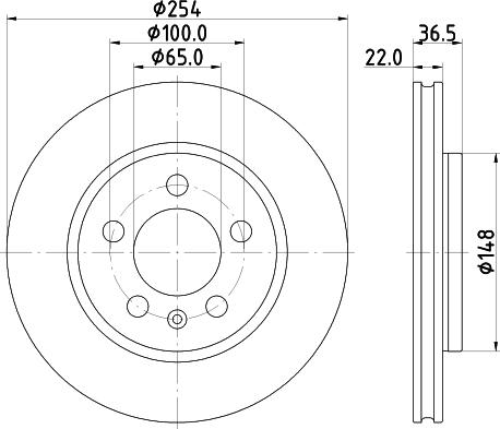 Pagid 56295 - Спирачен диск vvparts.bg