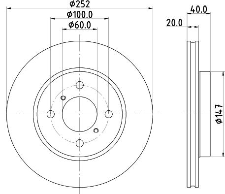 Pagid 56206 - Спирачен диск vvparts.bg