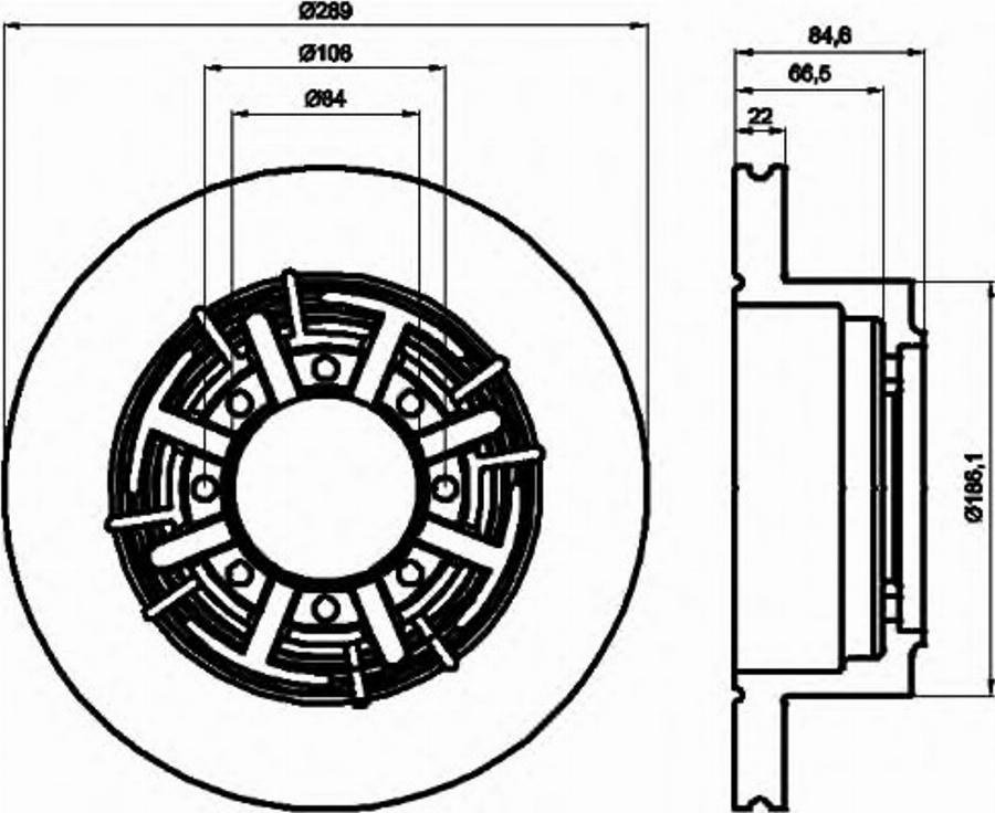 Pagid 50940PRO - Спирачен диск vvparts.bg