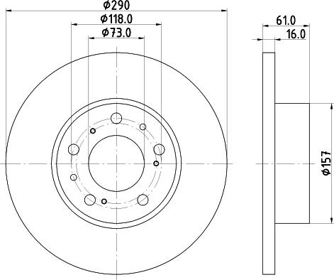 Pagid 50903 - Спирачен диск vvparts.bg