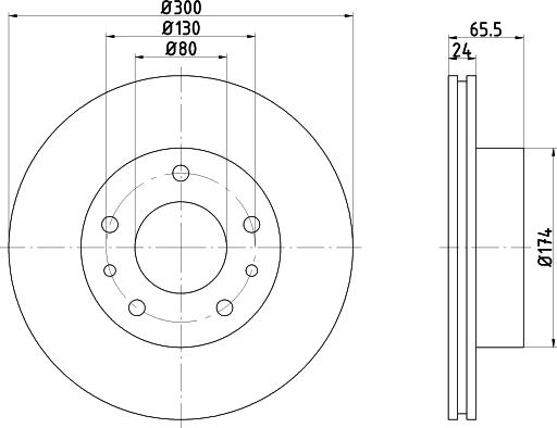 Pagid 50917 - Спирачен диск vvparts.bg