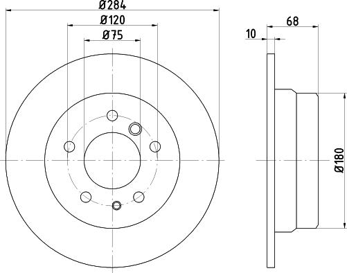 Pagid 50417 - Спирачен диск vvparts.bg