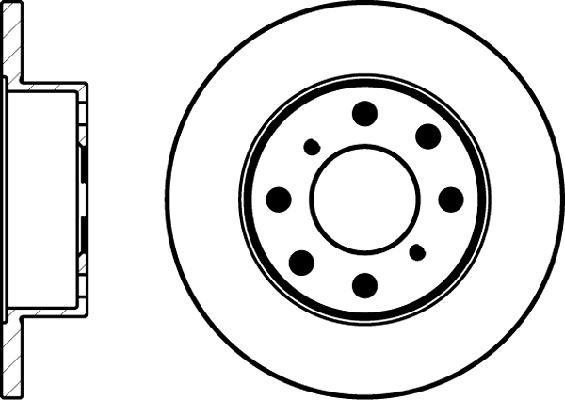 Pagid 51104 - Спирачен диск vvparts.bg