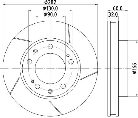 Pagid 52617 - Спирачен диск vvparts.bg