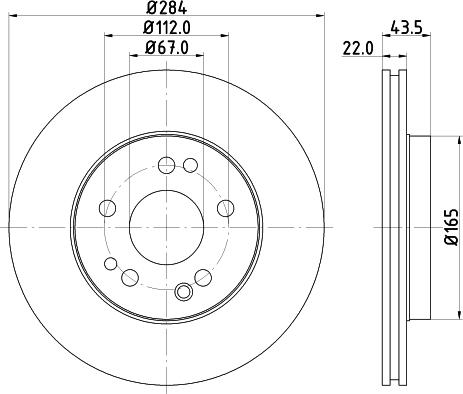 Pagid 52117 - Спирачен диск vvparts.bg