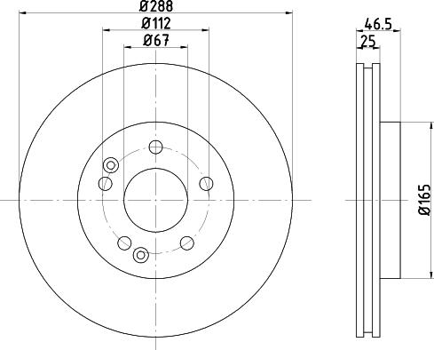 Pagid 52137 - Спирачен диск vvparts.bg