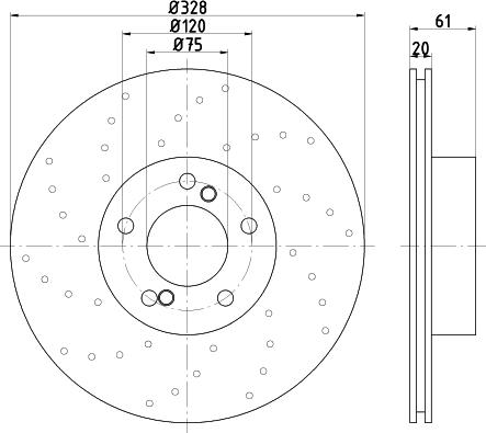 Pagid 65029 - Спирачен диск vvparts.bg