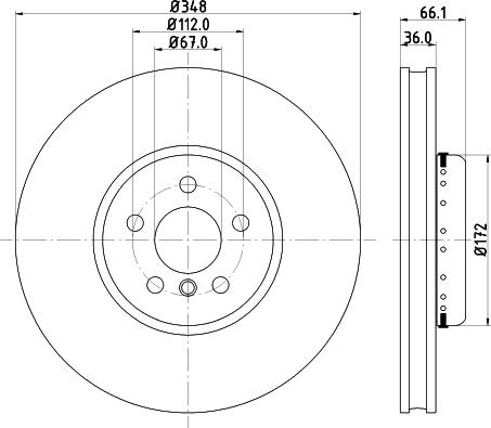 Pagid 65178 - Спирачен диск vvparts.bg