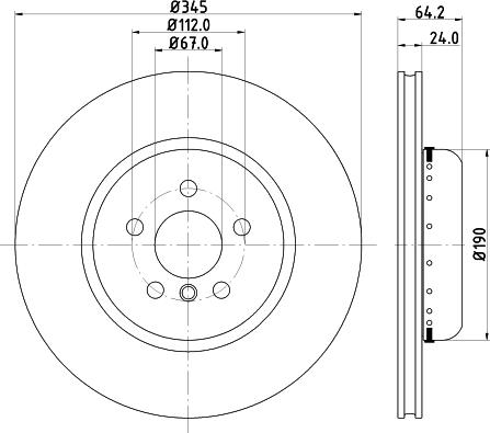 Pagid 65177 - Спирачен диск vvparts.bg