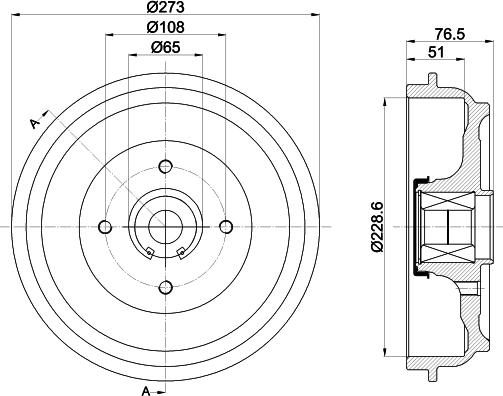 Pagid 61382 - Спирачен барабан vvparts.bg