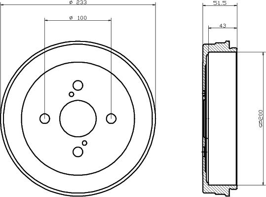 Pagid 61293 - Спирачен барабан vvparts.bg