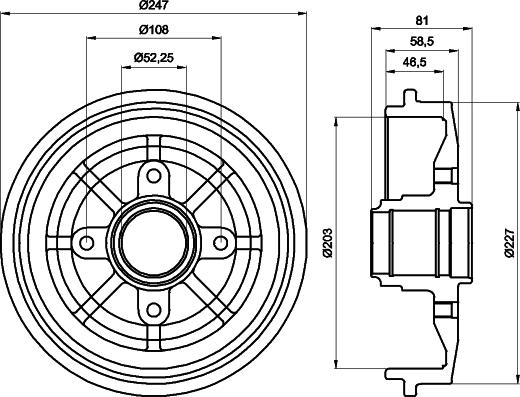 Pagid 61249 - Спирачен барабан vvparts.bg