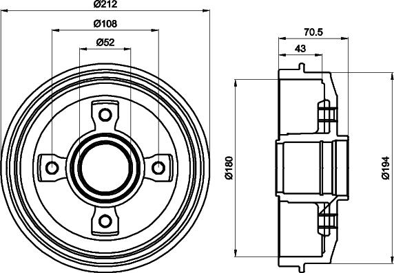 Pagid 62501 - Спирачен барабан vvparts.bg