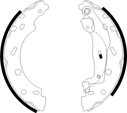 Pagid H9920 - Комплект спирачна челюст vvparts.bg