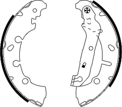 Pagid H9445 - Комплект спирачна челюст vvparts.bg