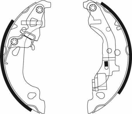 Pagid H9565 - Комплект спирачна челюст vvparts.bg