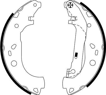 Pagid H9660 - Комплект спирачна челюст vvparts.bg