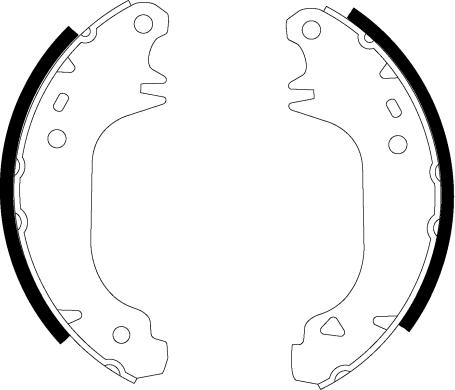 Pagid H9195 - Комплект спирачна челюст vvparts.bg