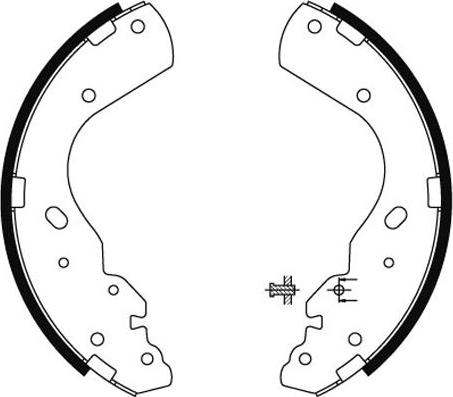 Pagid H9775 - Комплект спирачна челюст vvparts.bg