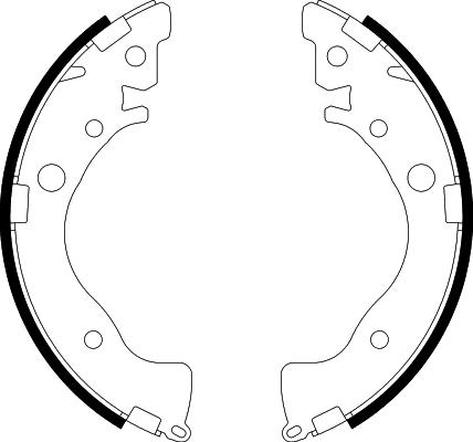 Pagid H1048 - Комплект спирачна челюст vvparts.bg