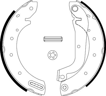 Pagid H1066 - Комплект спирачна челюст vvparts.bg