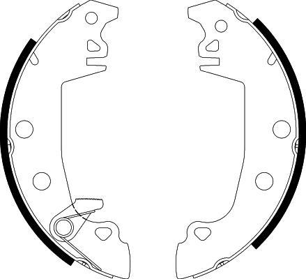 Pagid H1010 - Комплект спирачна челюст vvparts.bg