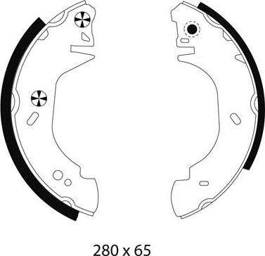 Pagid H8770 - Комплект спирачна челюст vvparts.bg