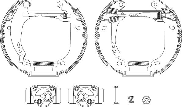 Pagid R0995 - Комплект спирачна челюст vvparts.bg