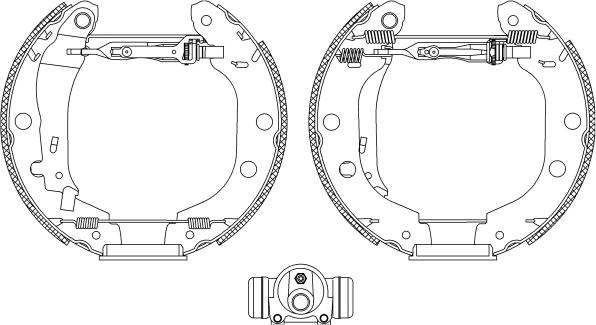 Pagid R0990 - Комплект спирачна челюст vvparts.bg