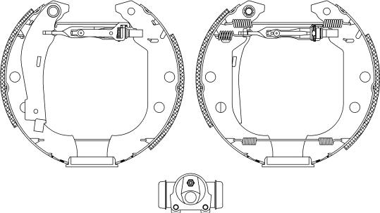 Pagid R0900 - Комплект спирачна челюст vvparts.bg