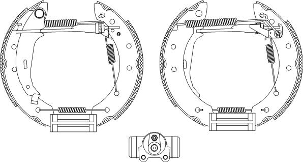 Pagid R0440 - Комплект спирачна челюст vvparts.bg