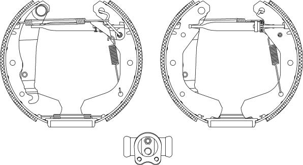 Pagid R0455 - Комплект спирачна челюст vvparts.bg