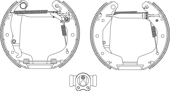 Pagid R0505 - Комплект спирачна челюст vvparts.bg