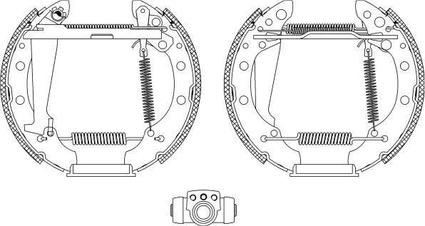 Pagid R0585 - Комплект спирачна челюст vvparts.bg