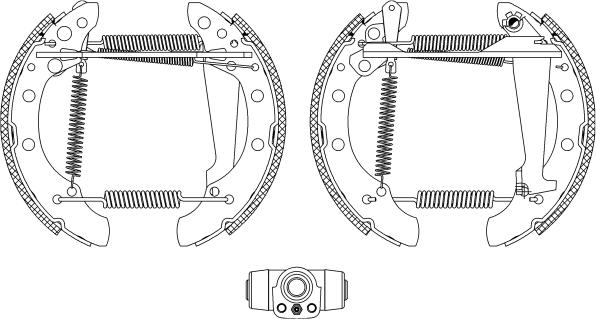 Pagid R0525 - Комплект спирачна челюст vvparts.bg