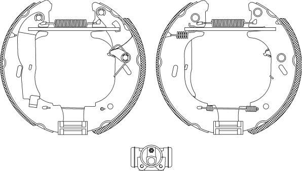 Pagid R0575 - Комплект спирачна челюст vvparts.bg