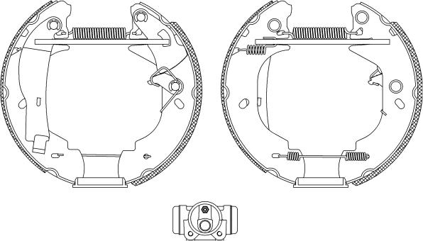 Pagid R0570 - Комплект спирачна челюст vvparts.bg