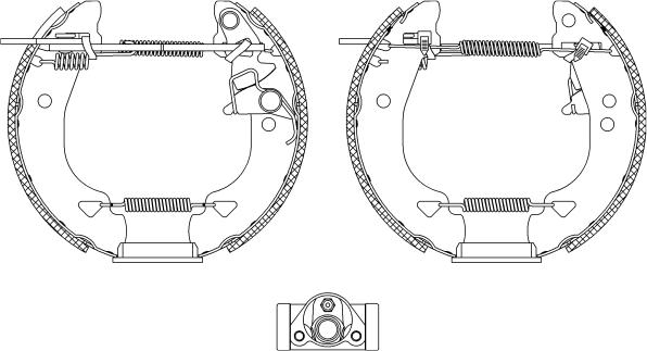 Pagid R0690 - Комплект спирачна челюст vvparts.bg